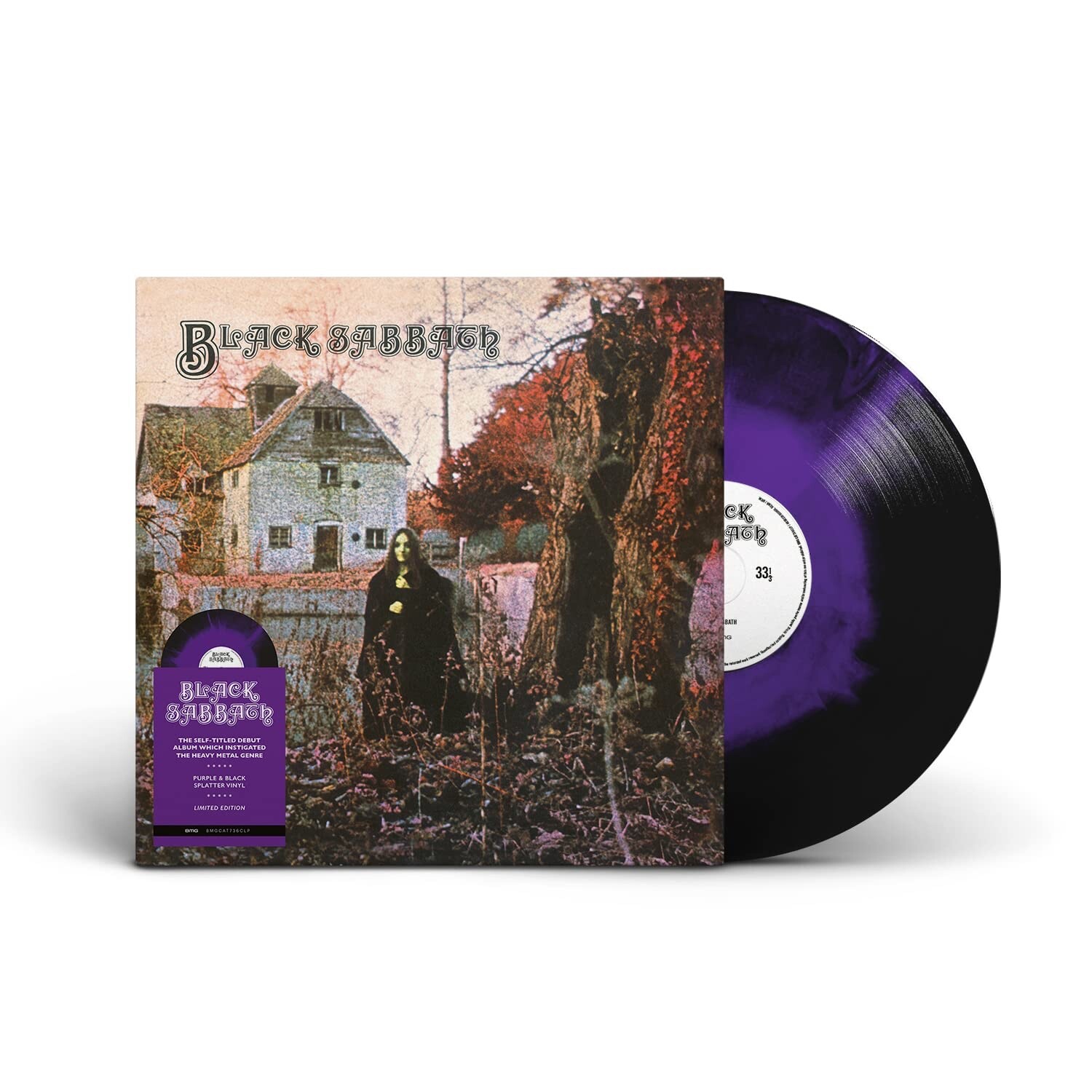Black Sabbath - Purple & Black Splatter Colored Vinyl by