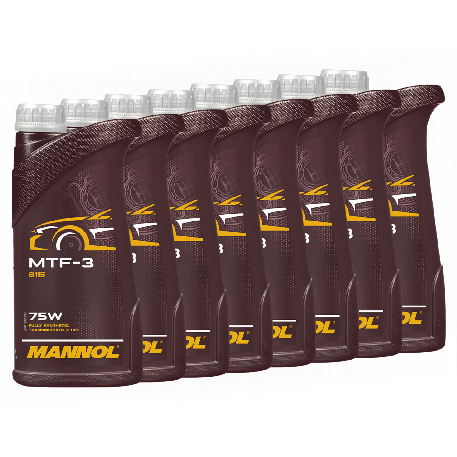 Getriebeöl MANNOL MTF-3 SAE 75W 8 X 1 Liter für Audi Ford Nissan