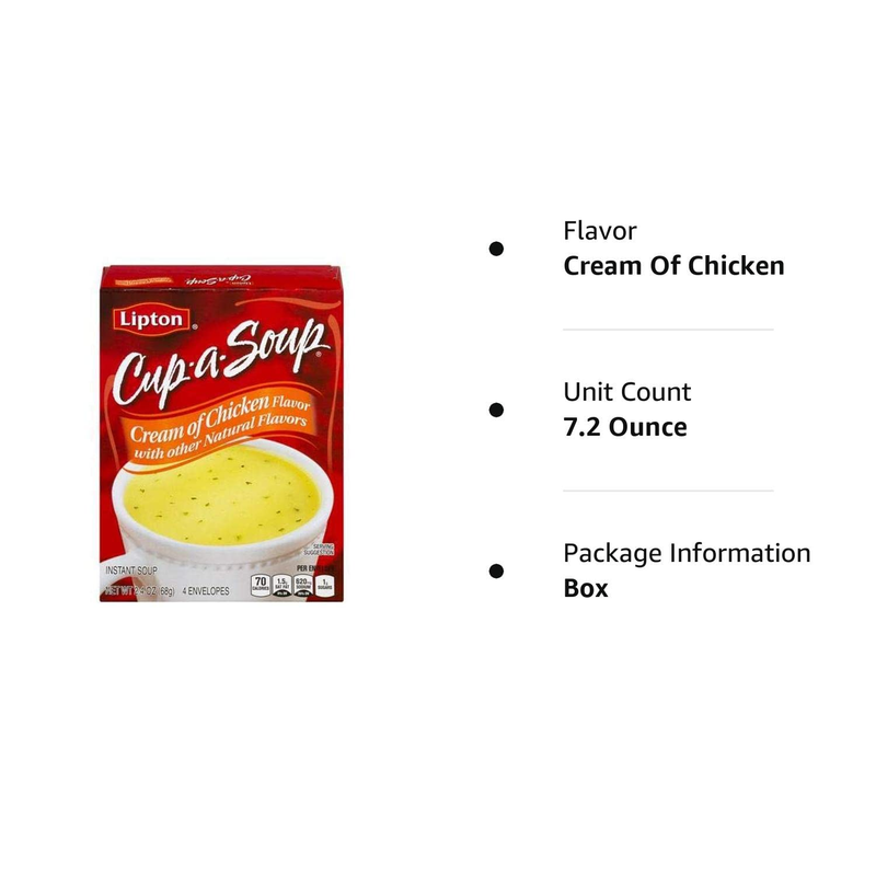 Cream of Chicken Instant Soup Mix 2.4 Oz (Pack of 3)
