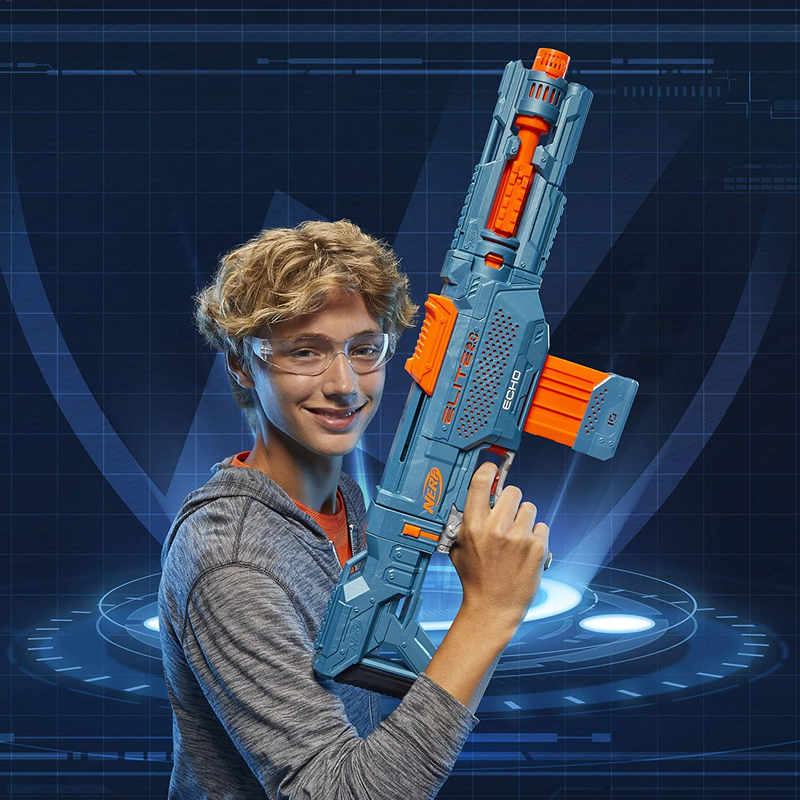 Big Nerf Gatling Machine Gun Motorized Automatic Belt Blaster Best For Kids Auto