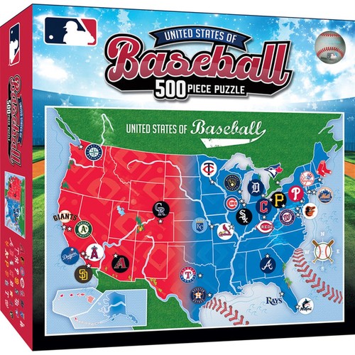 125th ANNIVERSARY　USA BASEBALL MAP パズル 125th ANNIVERSARY USA BASEBALL MAP パズル Baseball USA Map