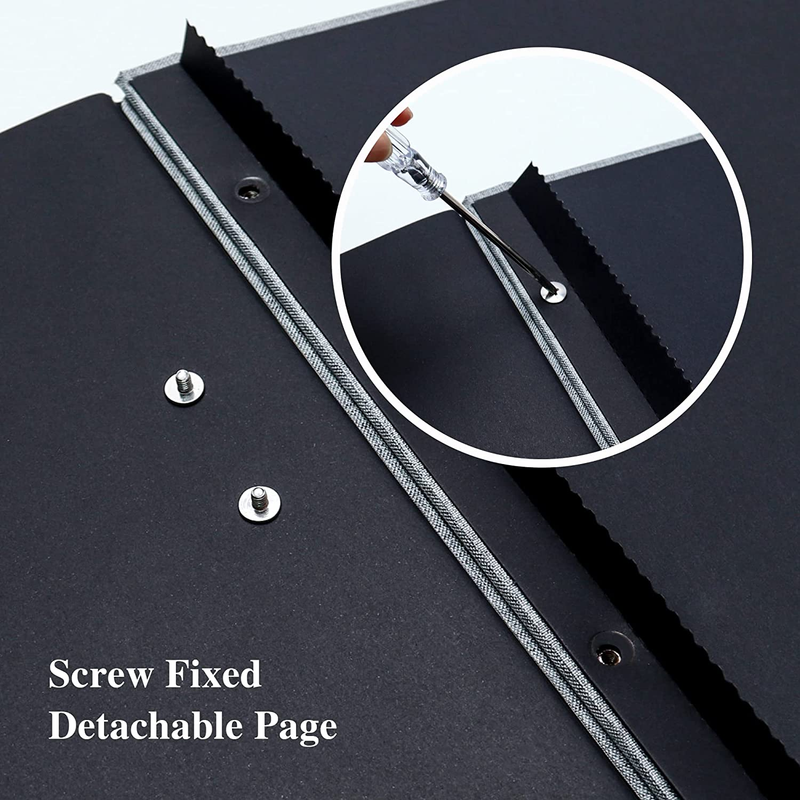 Large Photo Album Self Adhesive for 4X6 5X7 8X10 Pictures Scrapbook Album DIY Sc