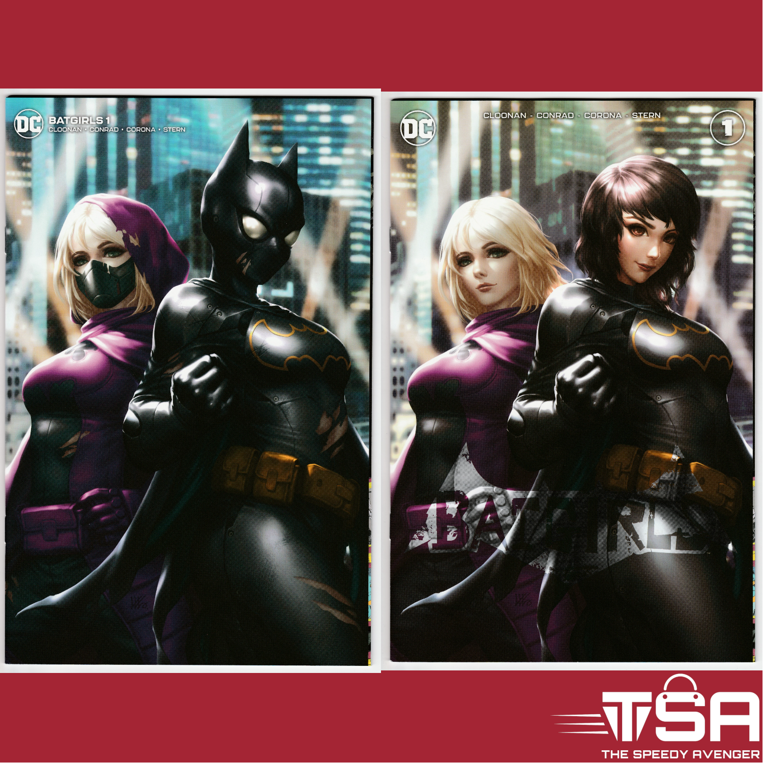 BATGIRLS #1 Kendrick Lim Variant Bundle Set Masked + Unmasked DC Comics Batman