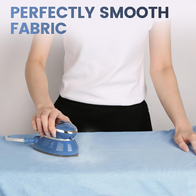 Mini Travel Steam Iron for Clothes with Dual Voltage, Non-Stick Soleplate, One T