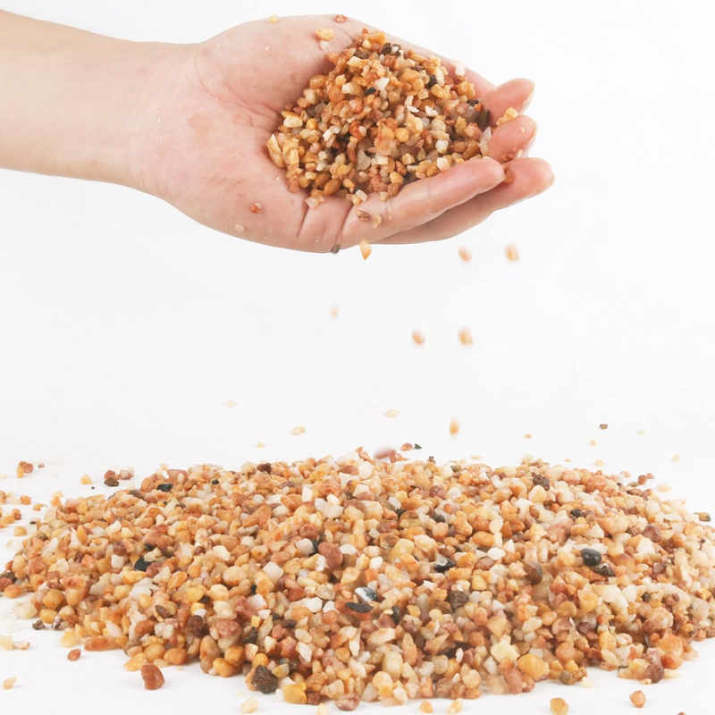 3Lb Cactus Pea Gravel Rocks,1/5 Inch Pebbles for Indoor Plants...