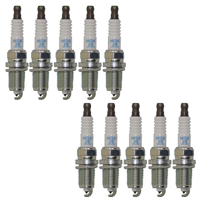 NGK Laser Platinum Spark Plug Set (10 Pieces) 7740 For Mercury Oldsmobile V8