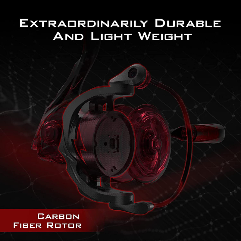 Speed Demon Elite Spinning Reel - 7.4:1 Ratio - Lightweight &ndash; Reel - 10 + 1 BBS
