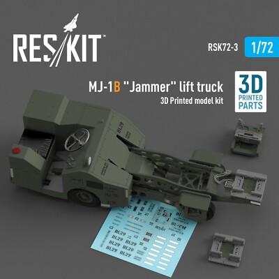 1/72 Reskit RSK72-0003 MJ-1B ''Jammer'' lift truck (3D Printed model kit)