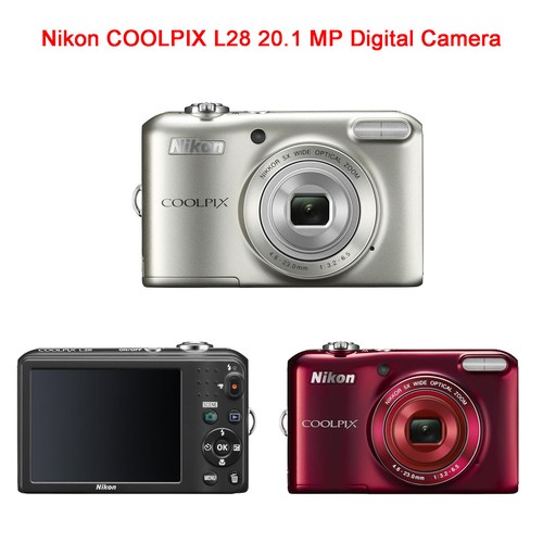 Nikon COOLPIX L28 シルバー Nikon COOLPIX L28 Digital Camera (Silver) 26393 B&H Photo Video