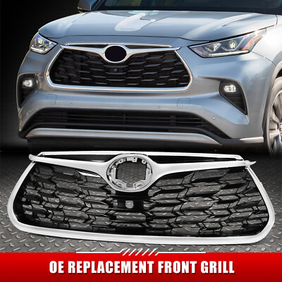 Для 20-24 Toyota Highlander Limited|Platinum|XLE с хромированной решеткой радиатора