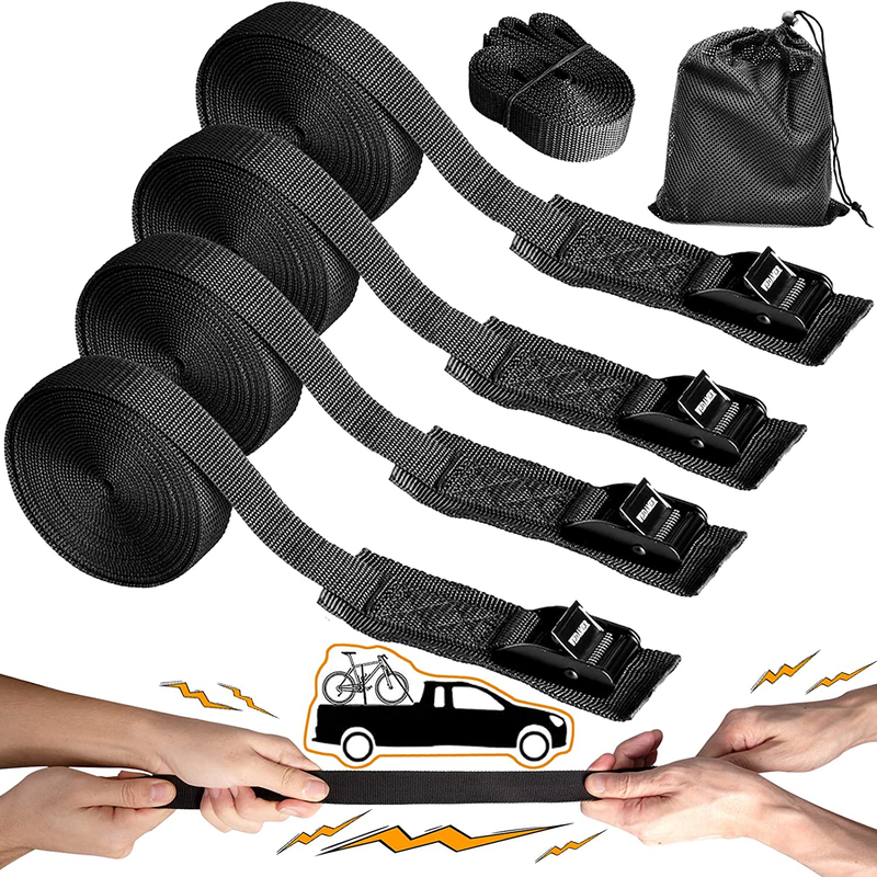 Tie Down Straps 16.4ft Lashing Strap Padded Cam Buckle Cargo Strap A