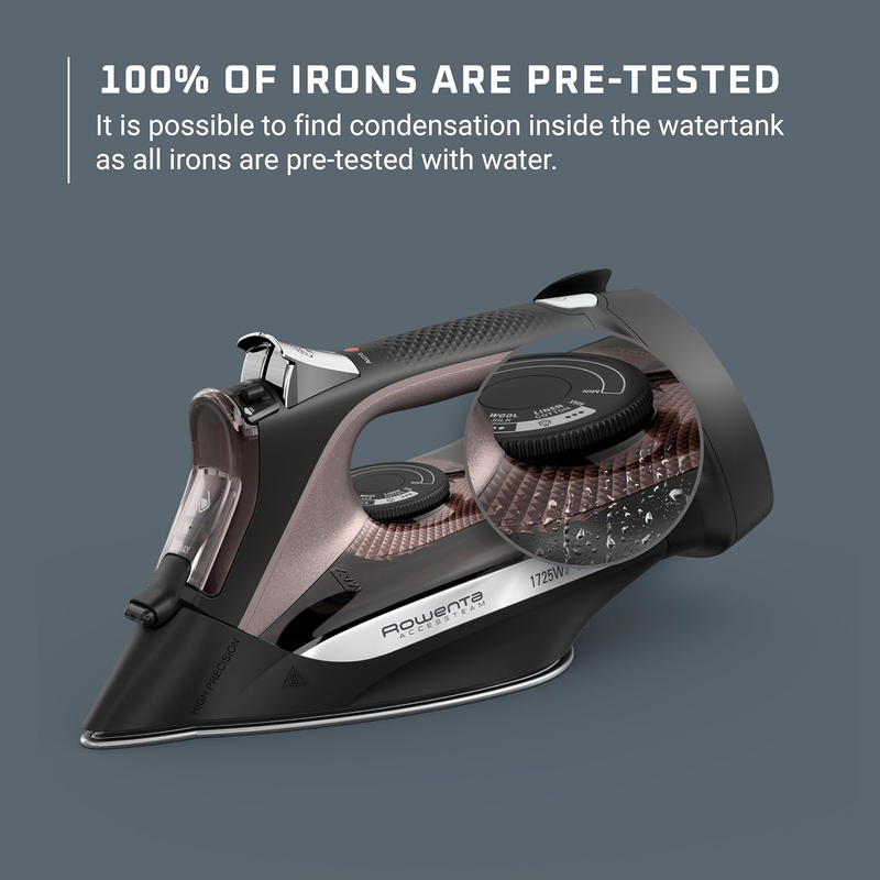 , Access Stainless Steel Soleplate Steam Iron with Retractable Cord, DW2459, Pow