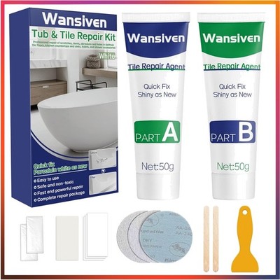 Effektives 100g Fliesenreparaturset - Risse, Löcher und Kratzer einfach beheben