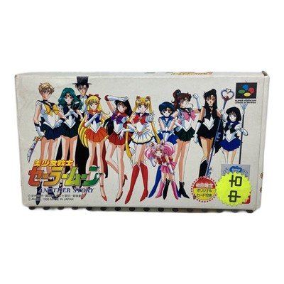 Super Famicom Sailor Moon Another Story with Card Junk Condition JAPAN