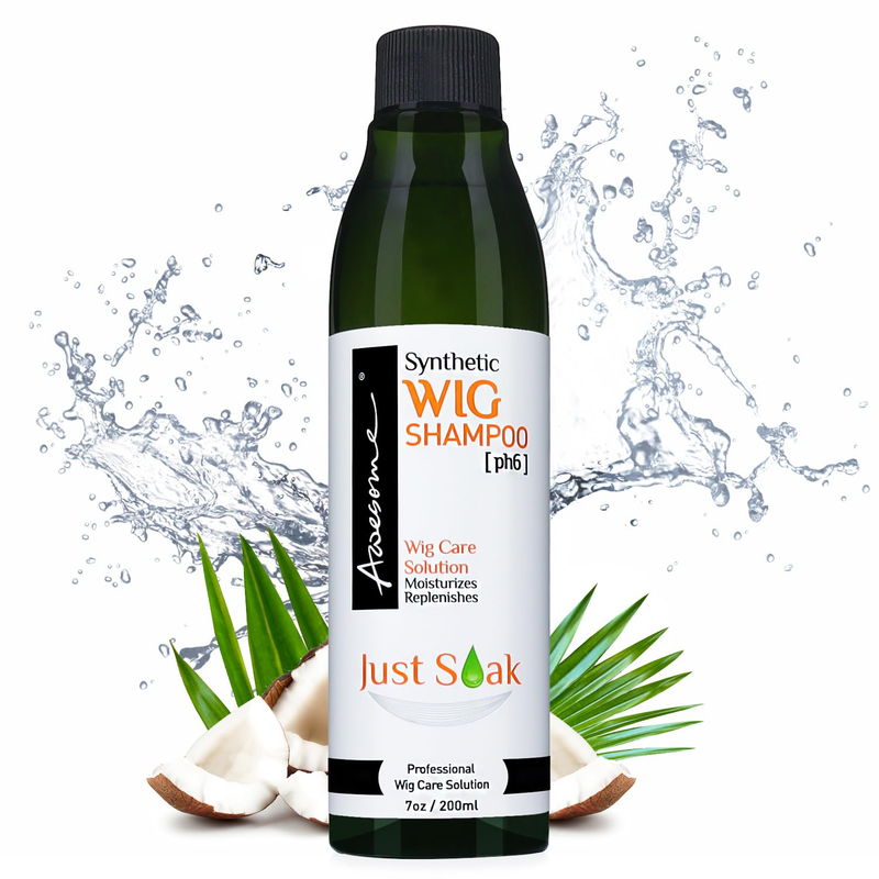 Awesome Synthetic Wig Shampoo, Ph6, Detangle and Anti-Frizz, Adds Body & Volume,