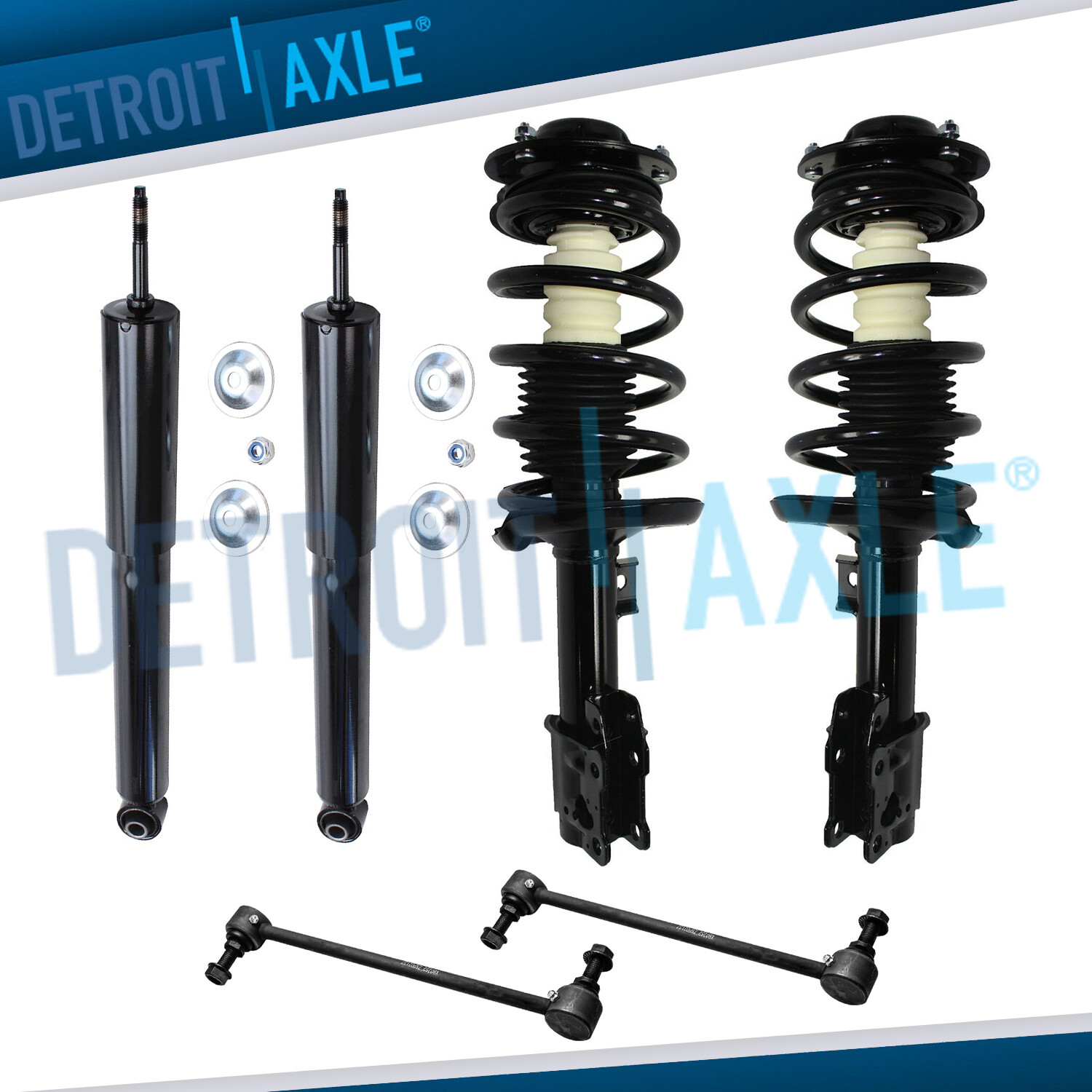 Front Struts Rear Shocks Sway Bars for 2004 2005-08 Chevy Front Struts Rear Shocks Sway Bars for 2004 2005-08 Chevy