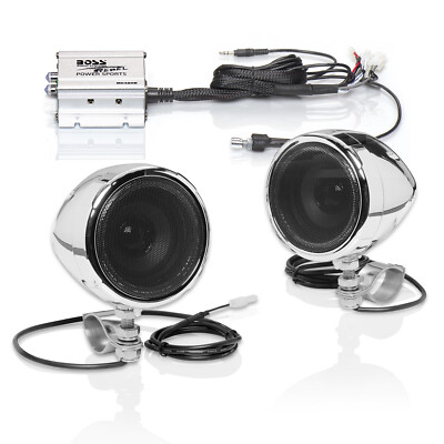 S Mc420b 3 Inch Motorcycle Speakers And Amplifier Sound System