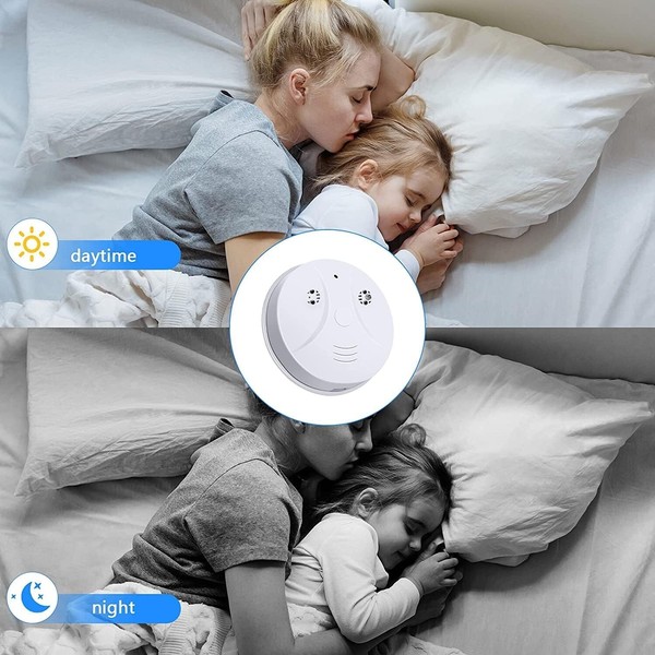 Spy Hidden Camera WiFi Battery Real Smoke Detector 1080p  Video Recording - Image 5