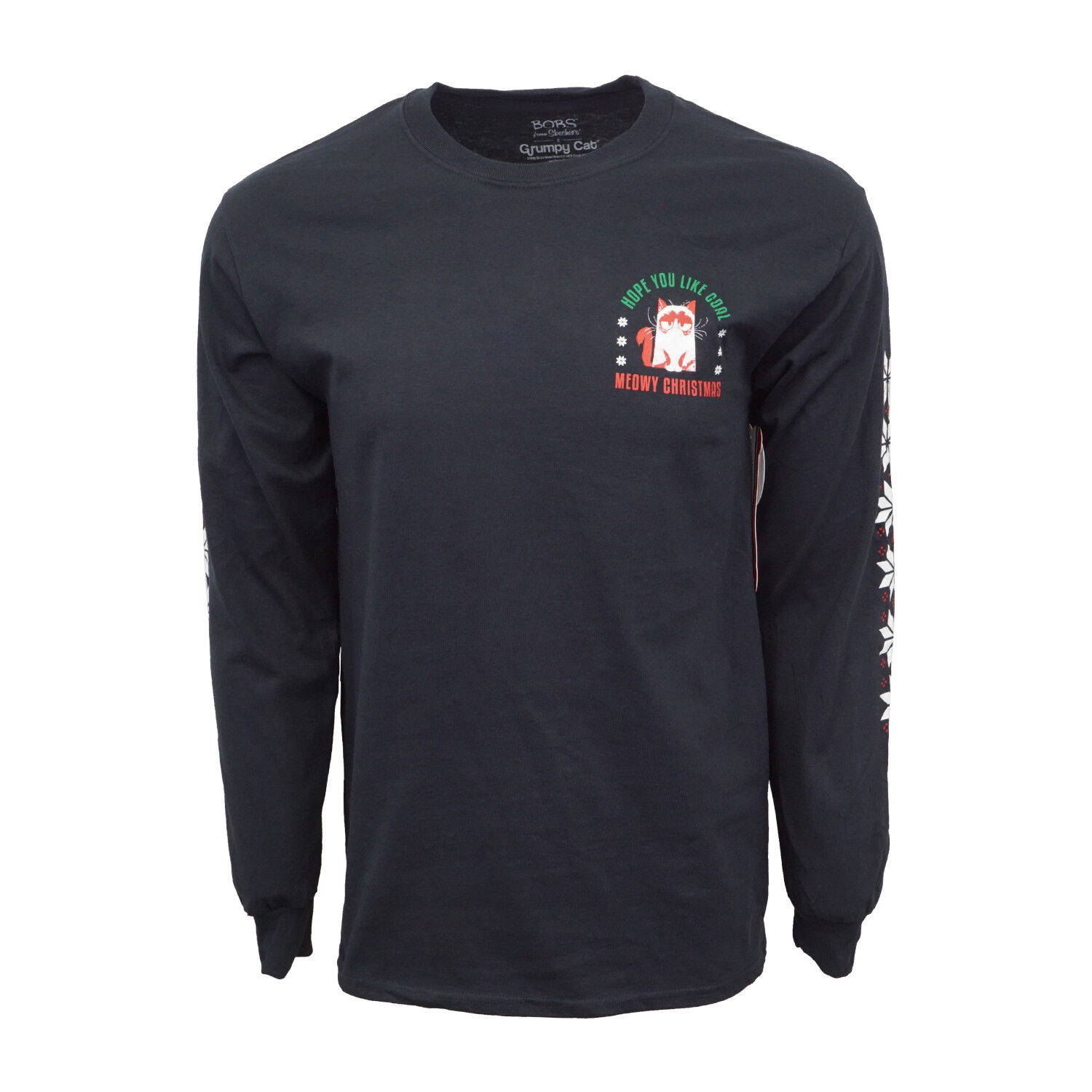 

МУЖСКАЯ ФУТБОЛКА BOB ИЗ SKECHERS НАДЕЮСЬ ВАМ ПОНРАВИТСЯ COAL CHRISTMAS LS, Black