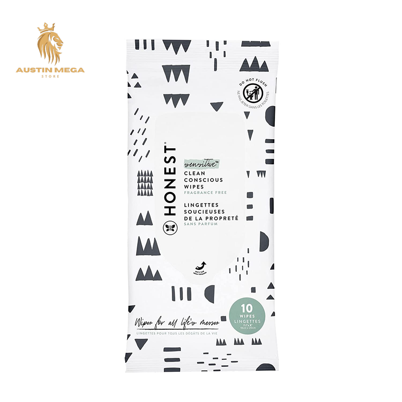 The Honest Company Clean Conscious Unscented Wipes|Over 99% Water, Compostable