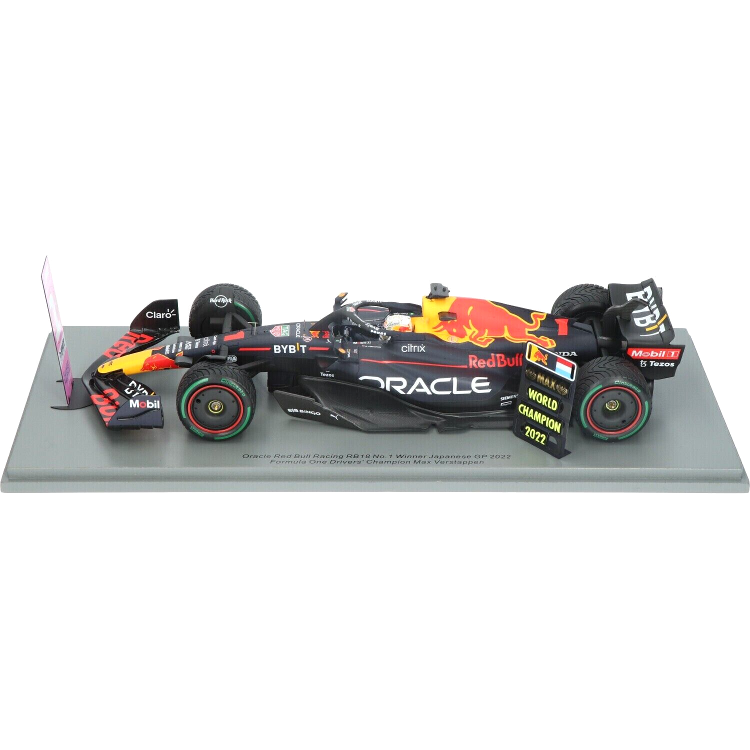 1/18 Red Bull RB18 Winner Japan GP 2022 Champion Max