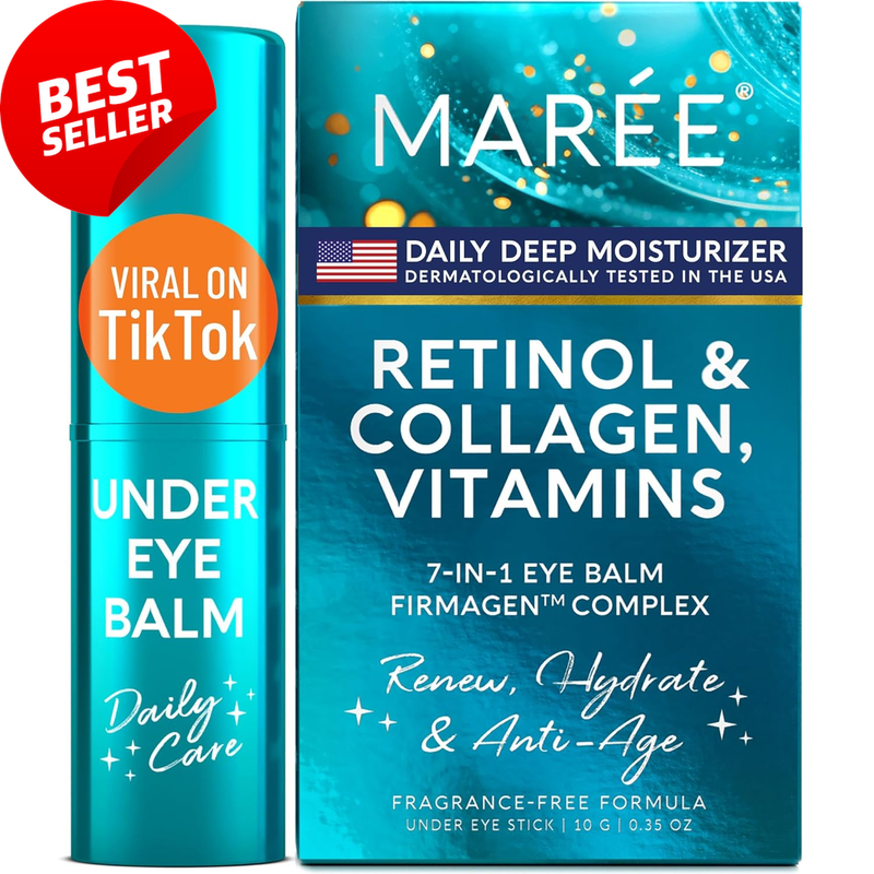 Under Eye Balm Stick with Retinol & Ceramide Complex for Dark Circles & Wrinkles