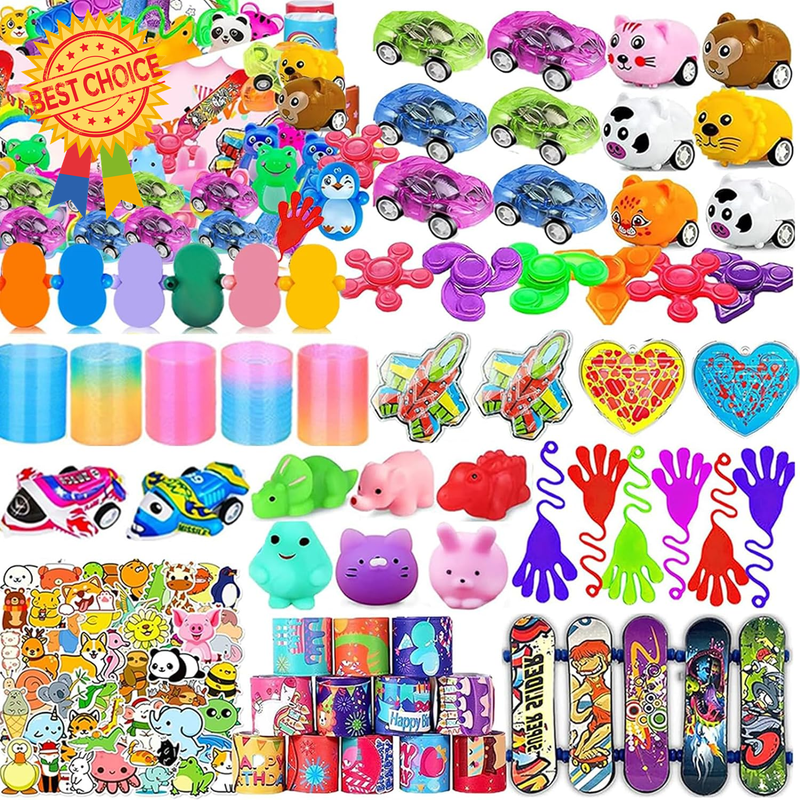 114 Pcs Party Favors for Kids, Birthday Toys, Carnival Prizes, Goodie Bag Items