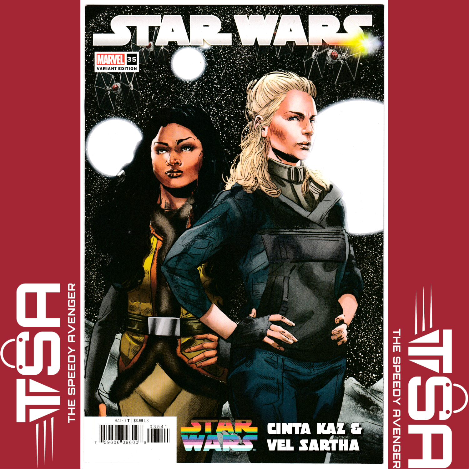 STAR WARS #35 (Vol 3) Phil Jimenez Pride Variant Marvel 2023 KEY FIRST APP CUATA