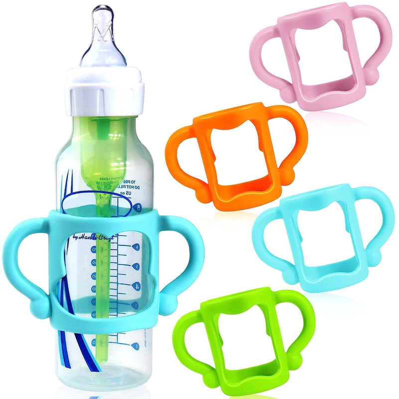 4-Pack Soft Silicone Easy Grip BPA-Free Dr. Brown's Narrow Bottle Handles