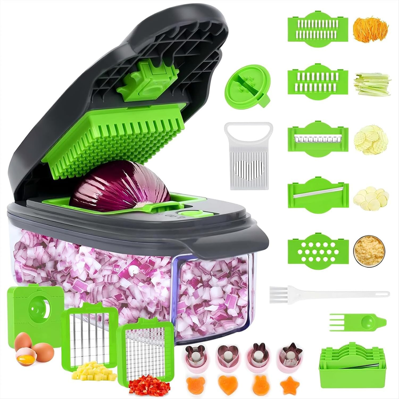 13-In-1 Vegetable Chopper, Box Chopper for Vegetables