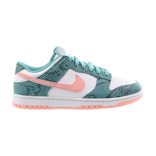 Мужские кроссовки Nike Dunk Low Snakeskin Washed Teal-Bleached Coral DR8577-300