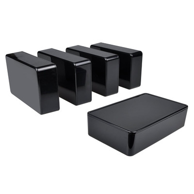 5 Pack Electronic Prototype ABS Plastic Junction Project Box Enclosure 100Mm By