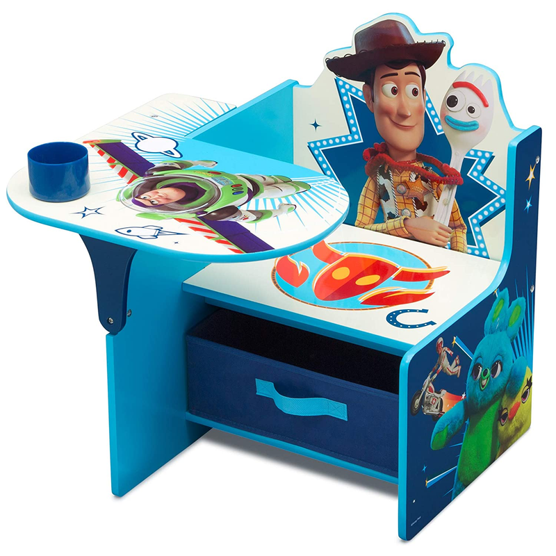 And Table Desk Kids Toddler Wood Set Bin Activitydisney Toy 