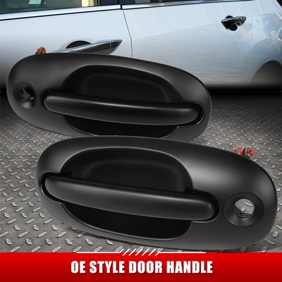 [2ШТ] ДЛЯ 96-00 CARAVON VOYAGER ГЛАДКИЕ НАРУЖНЫЕ РУЧКИ ДЛЯ ОТКРЫВАНИЯ ПЕРЕДНЕЙ ЛЕВОЙ И ПРАВОЙ ДВЕРЕЙ