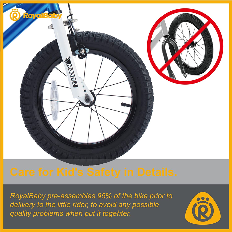 Kids Bike 16 Inch Bicycle for Boys Girls Ages 3-9 Years