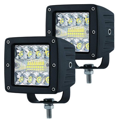 NEW-ECO-LIGHT LED High Power CUBE Style Auxiliary LightsSold as Pairs