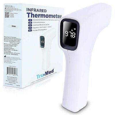 TruMed Contact-Less Infrared Forehead Thermometer for Adults & Kids -...