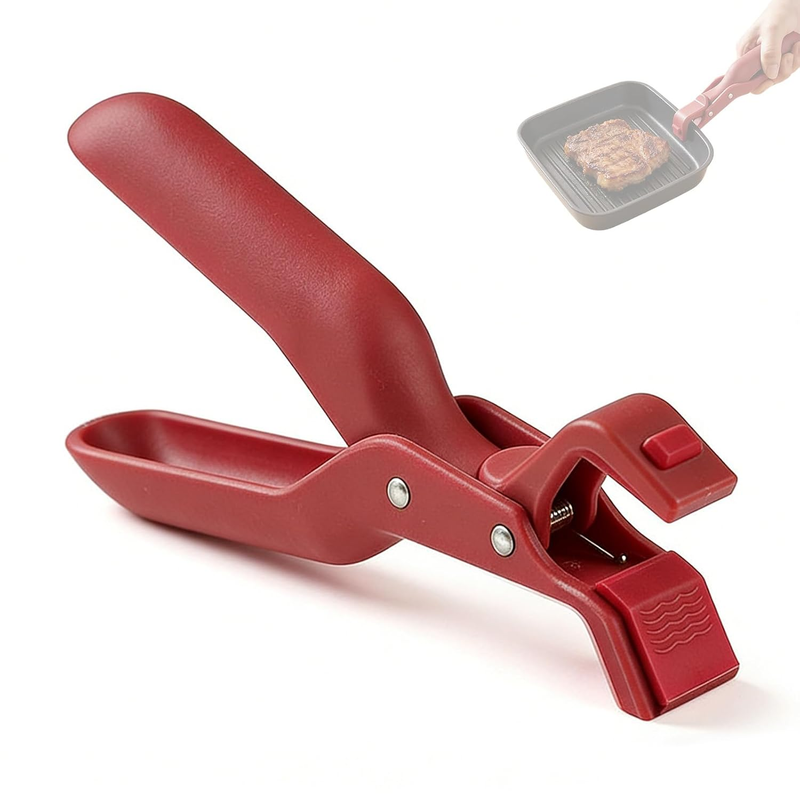 Hot Plate Gripper, Hot Plate Lifter with Heat Resistant Silicone, Non-Slip Anti-