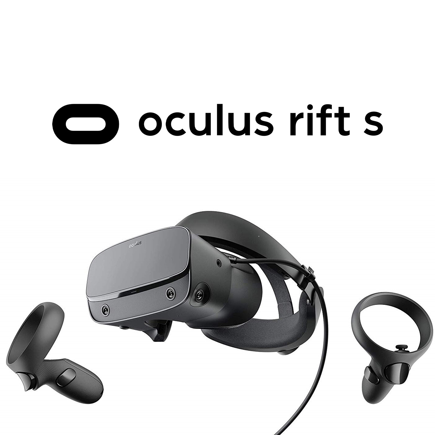 Oculus Rift S Virtual Reality Gaming Headset System Controllers VR