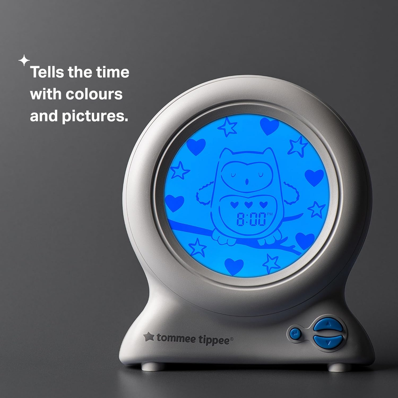Groclock Sleep Trainer Clock |Alarm Clock and Nightlight for Young Children, USB