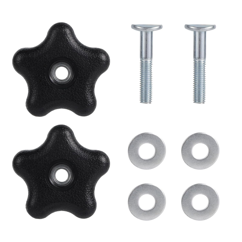 Lawn Mower Handle Bolts 2 Pack for Toro Snow Blowers Five Point Knob Screws