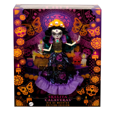 Monster High Skelita Calaveras Howliday Dia De Los Muertos Doll 2023