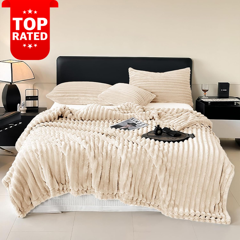 Soft Velvet Oversized Blanket Throw Couch Bed Luxe Home Decor 150x200cm