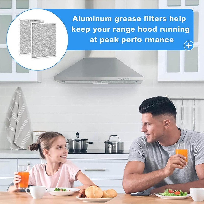 BPS1FA30 Replacement Filter for Broan QS1 & WS1 Range Hoods - Aluminum, 11-3/4’’