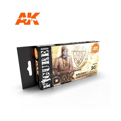 AK Paint DAK Soldiers Uniform Color Set New