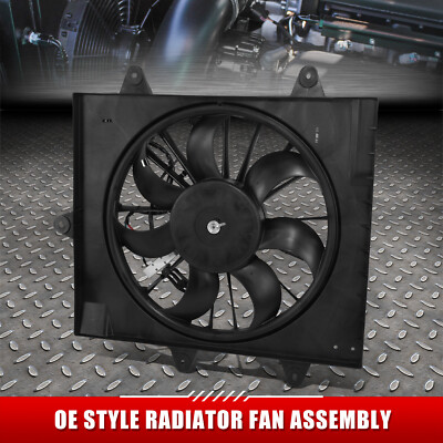 Для 04-05 Chrysler PT Cruiser 2.4L Turbo OE Style Вентилятор охлаждения радиатора в сборе