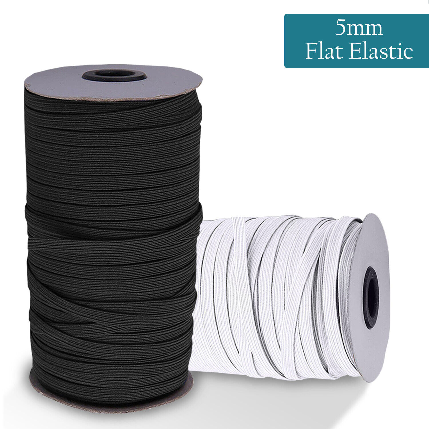 Elastic Black 5mm Elastic Black 5mm