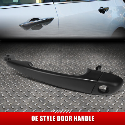 ДЛЯ 00-06 BMW 3-SERIES M3 ЧЕРНАЯ ТЕКСТУРИРОВАННАЯ РУЧКА ТЯГИ ПЕРЕДНЕЙ ЛЕВОЙ ДВЕРИ СО СТОРОНЫ ВОДИТЕЛЯ