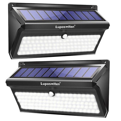 Outdoor Waterproof - 2000 Lumens Solar Motion...