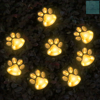 Paw print cheap string lights